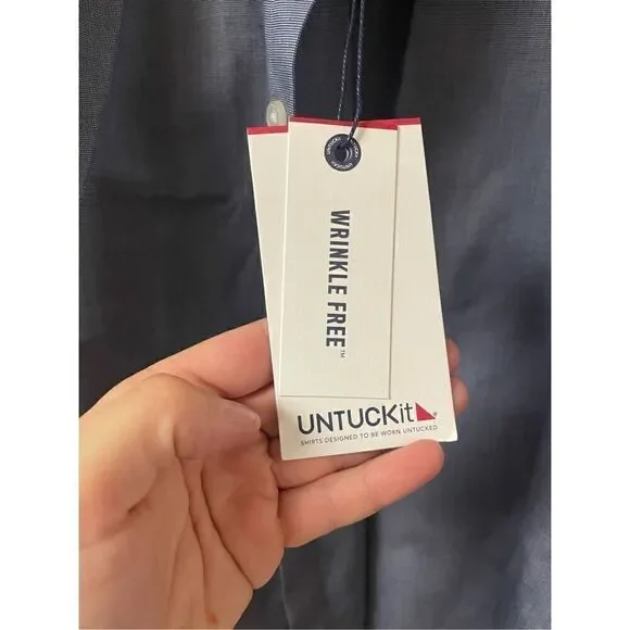 UNTUCKit Pio Cesare Shirt Regular Fit Mens XXXL Wrinkle Free Casual Button Up - Picture 3 of 7